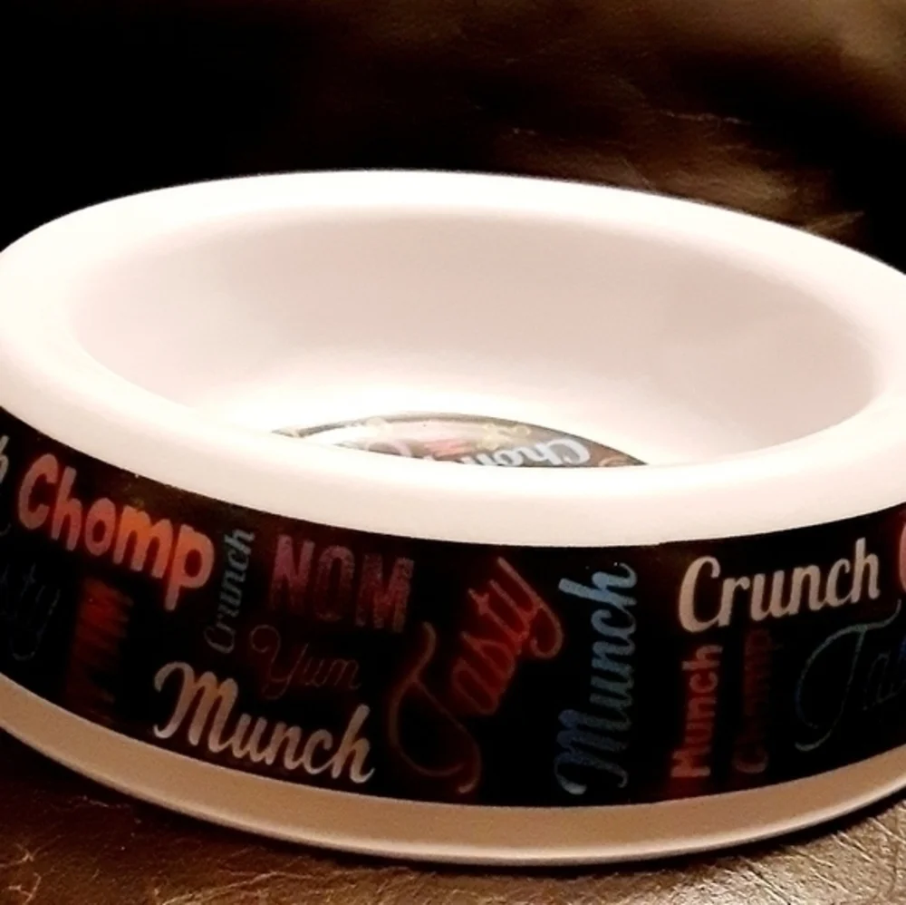 Melamine Cat Bowl- Chomp/Tasty